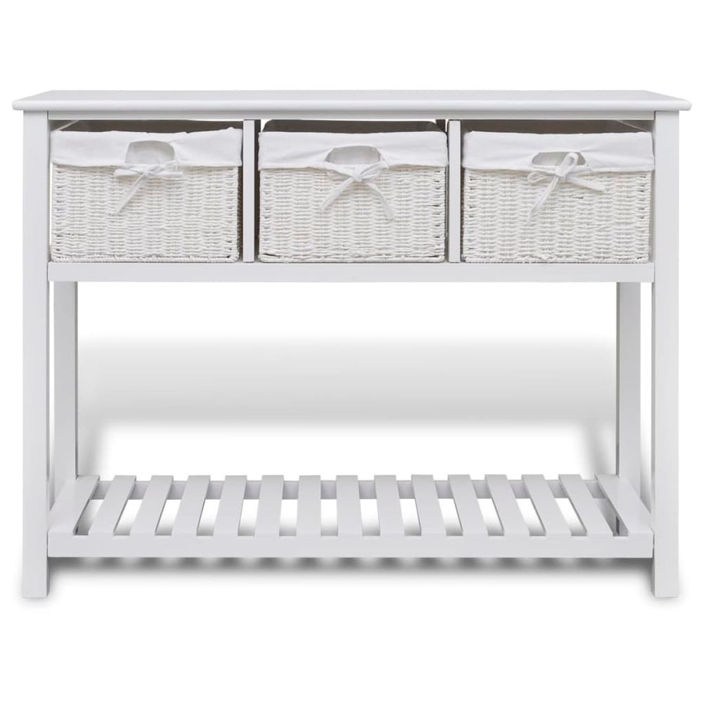Storage Sideboard White Home Decor