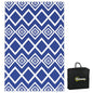 Outsunny Reversible Waterproof Outdoor Rug with Carry Bag, 182 x 274cm, Blue