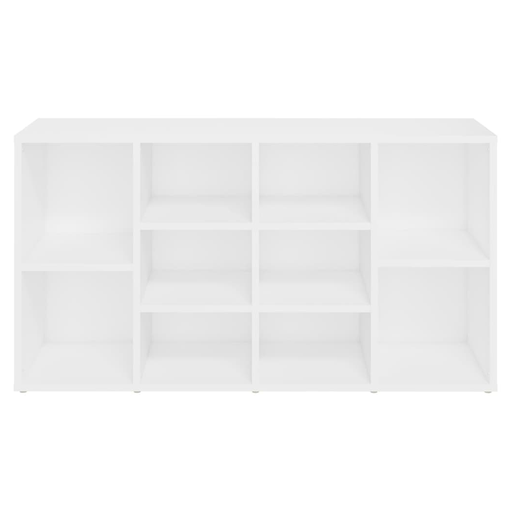 vidaXL Shoe Bench White 103x30x54.5 cm Engineered Wood