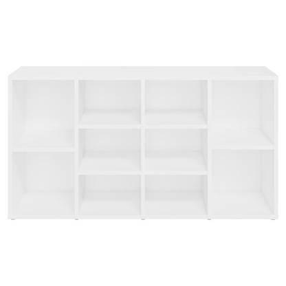 vidaXL Shoe Bench White 103x30x54.5 cm Engineered Wood