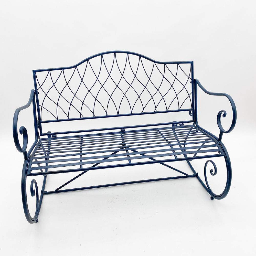 115CM BLUE 2 SEATER BENCH