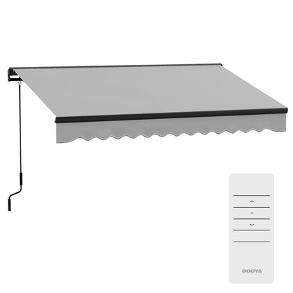 Outsunny 3 x 2m Electric Retractable Awning, Aluminium Frame