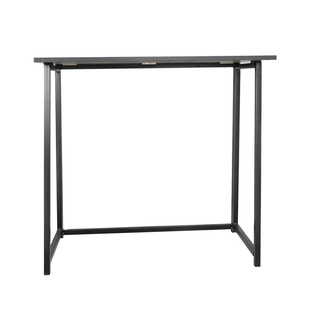 Simple Collapsible Computer Desk Black