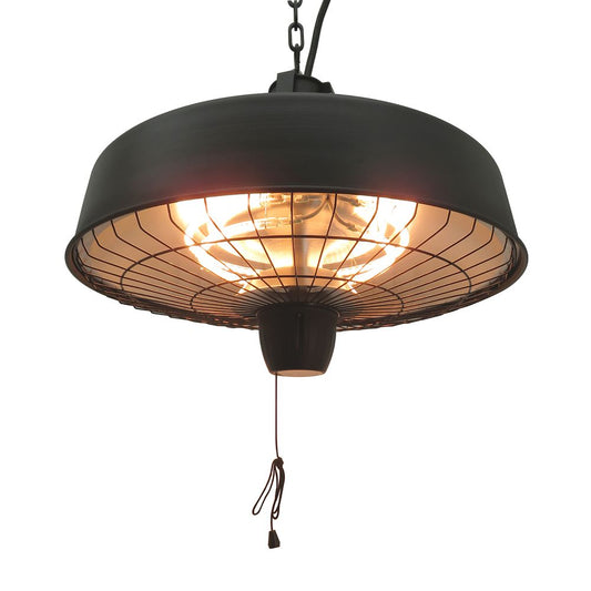 Adjustable Infrared Heater 1000/2500W Halogen Electric Light Ceiling Hanging