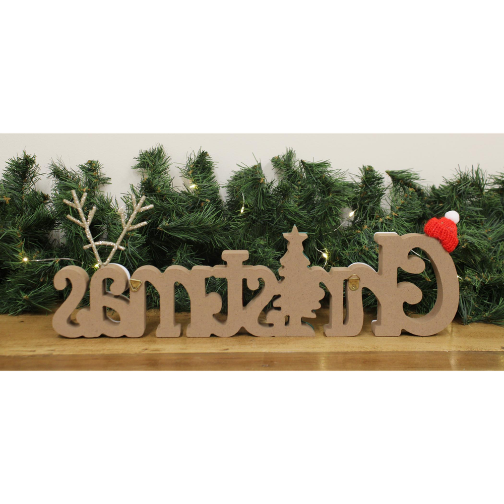 Freestanding Wooden Christmas Decoration