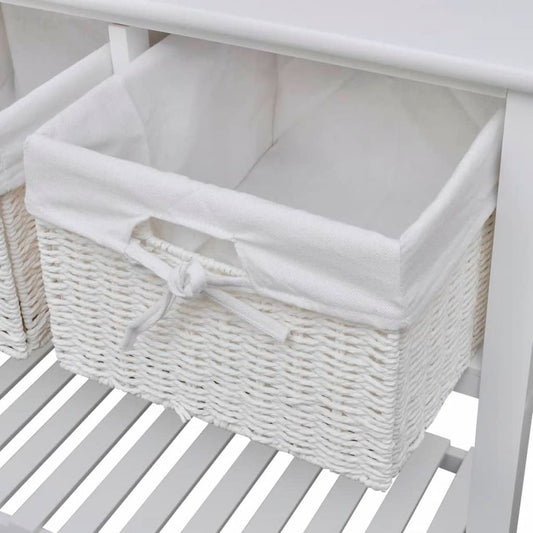 Storage Sideboard White Home Decor