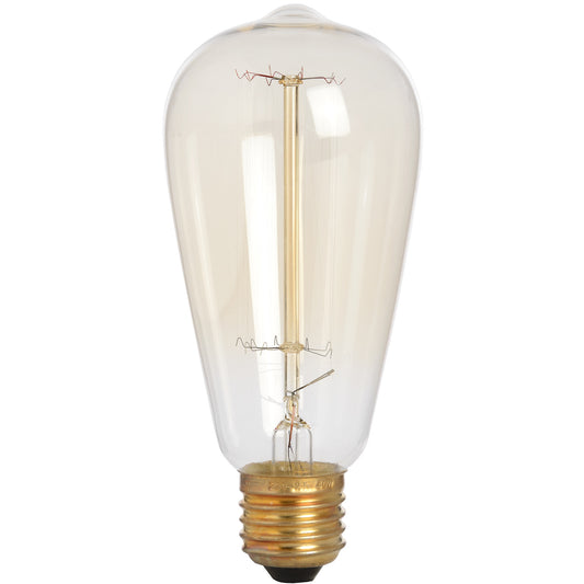 Edison Filament Teardrop Squirrel Cage Bulb - HomenestUK