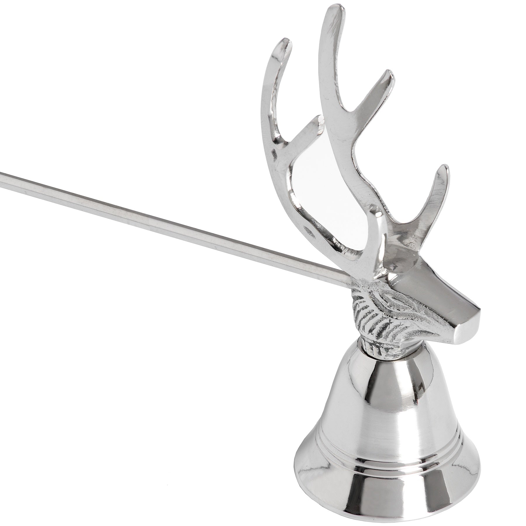 Silver Stag Candle Snuffer - HomenestUK