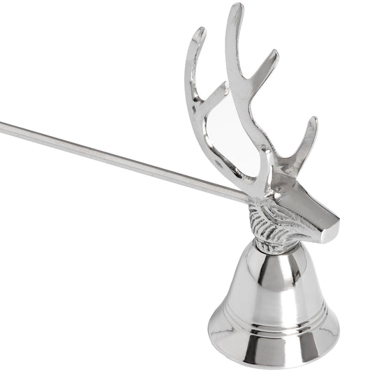 Silver Stag Candle Snuffer - HomenestUK