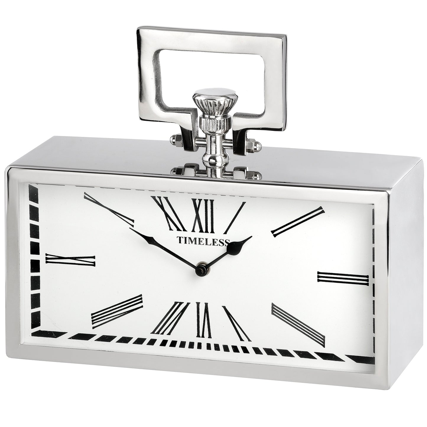 Silver Pocket Watch Clock - HomenestUK