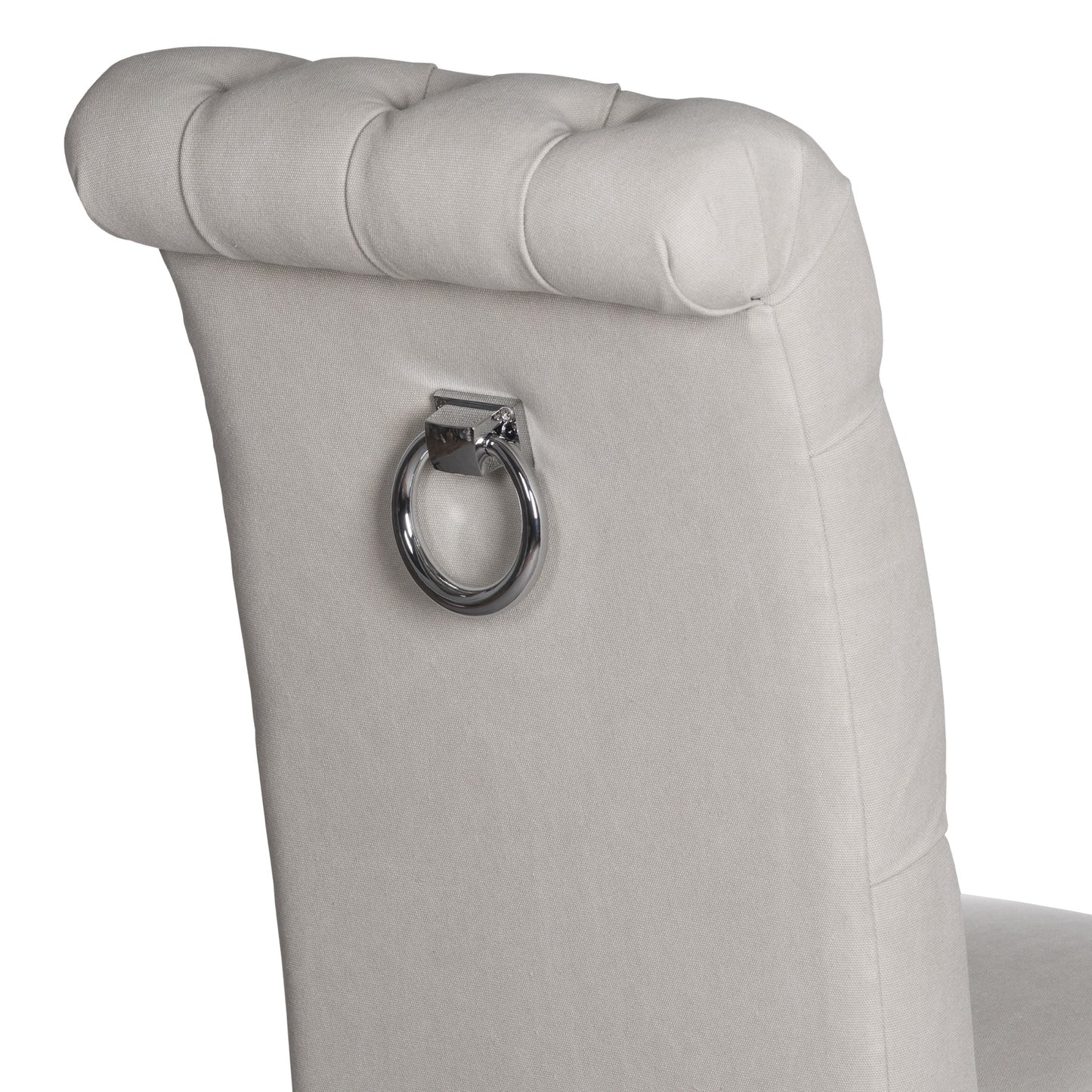 Roll Top Dining Chair With Ring Pull - HomenestUK