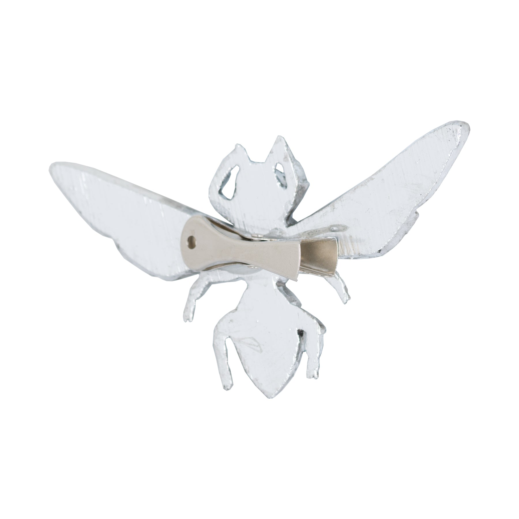 Antique Silver Bumble Bee Decorative Clip - HomenestUK