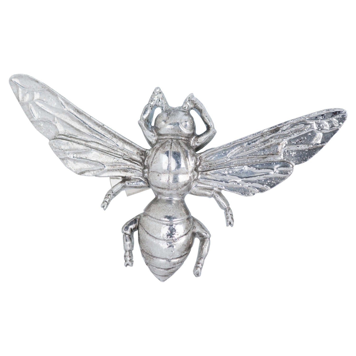 Antique Silver Bumble Bee Decorative Clip - HomenestUK