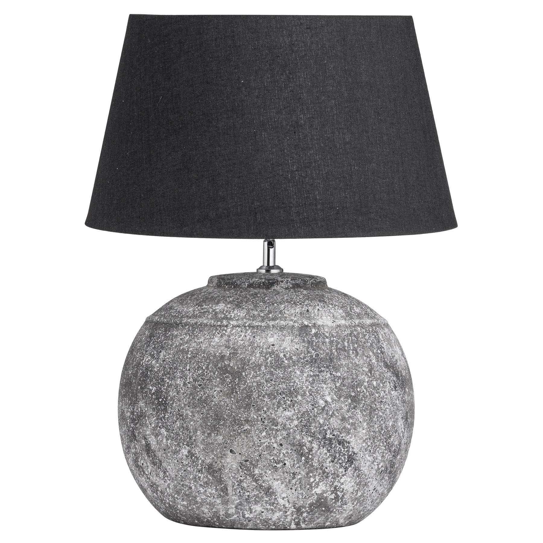 Regola Aged Stone Ceramic Table Lamp - HomenestUK