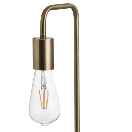 Marble And Brass Industrial Desk Lamp - HomenestUK