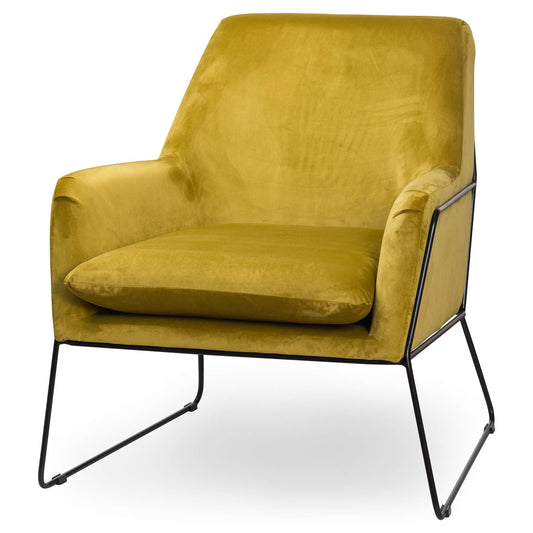 Velvet chair