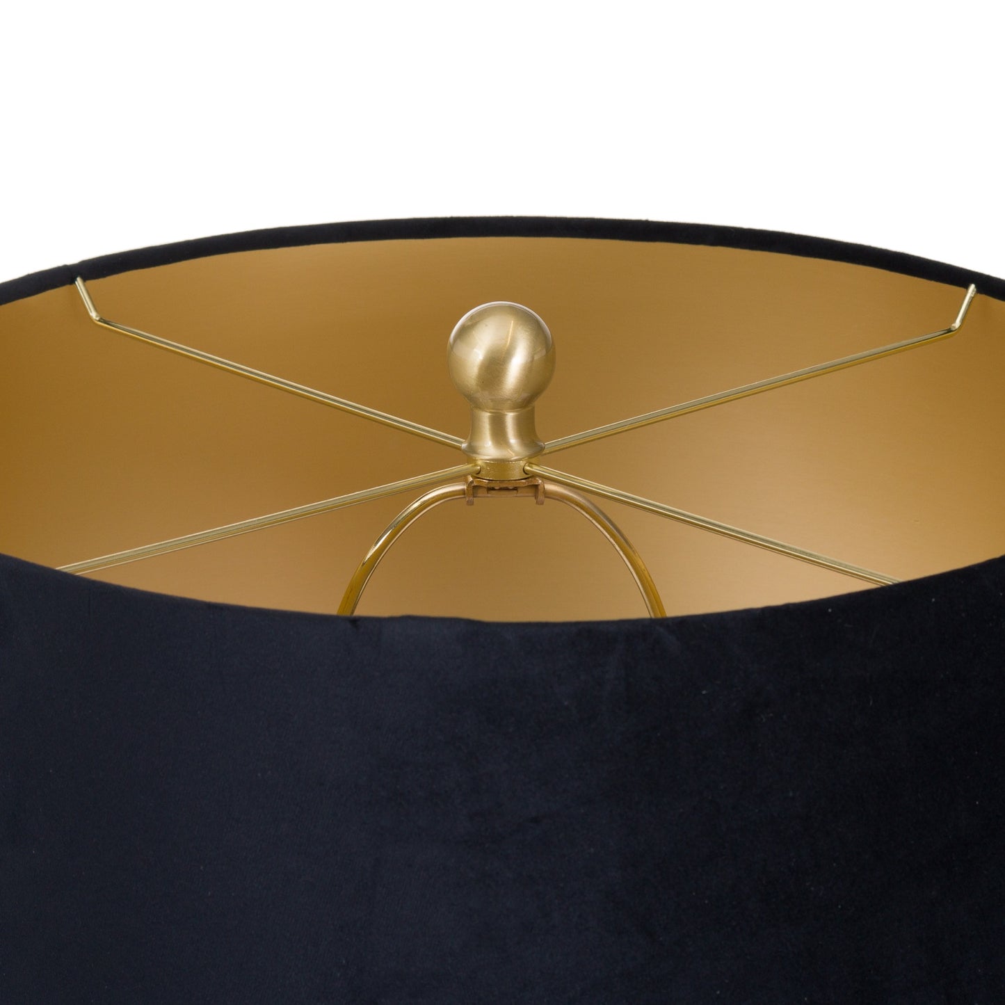 Hillinteriors Kalvin Black Table Lamp - HomenestUK