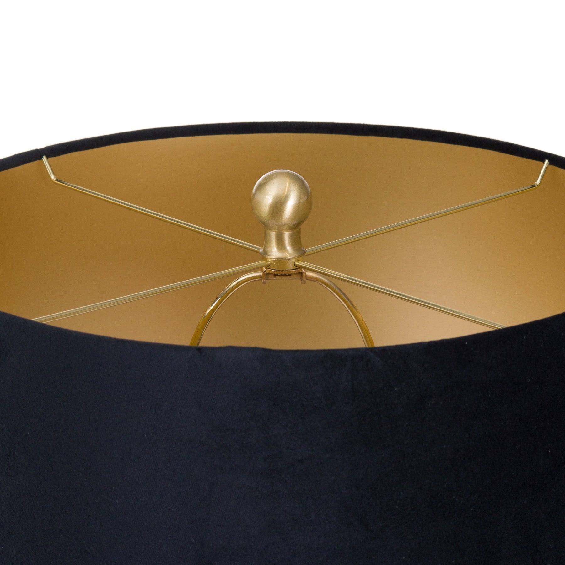 Hillinteriors Kalvin Black Table Lamp - HomenestUK