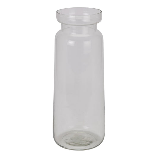 Tall Clear Bottle Vase