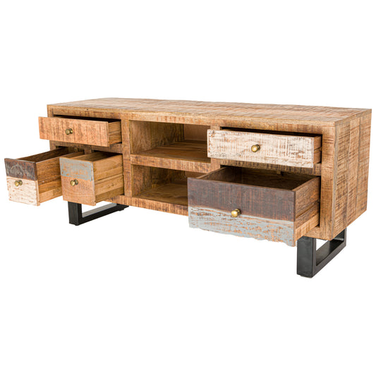 Reclaimed Industrial Media Unit - HomenestUK