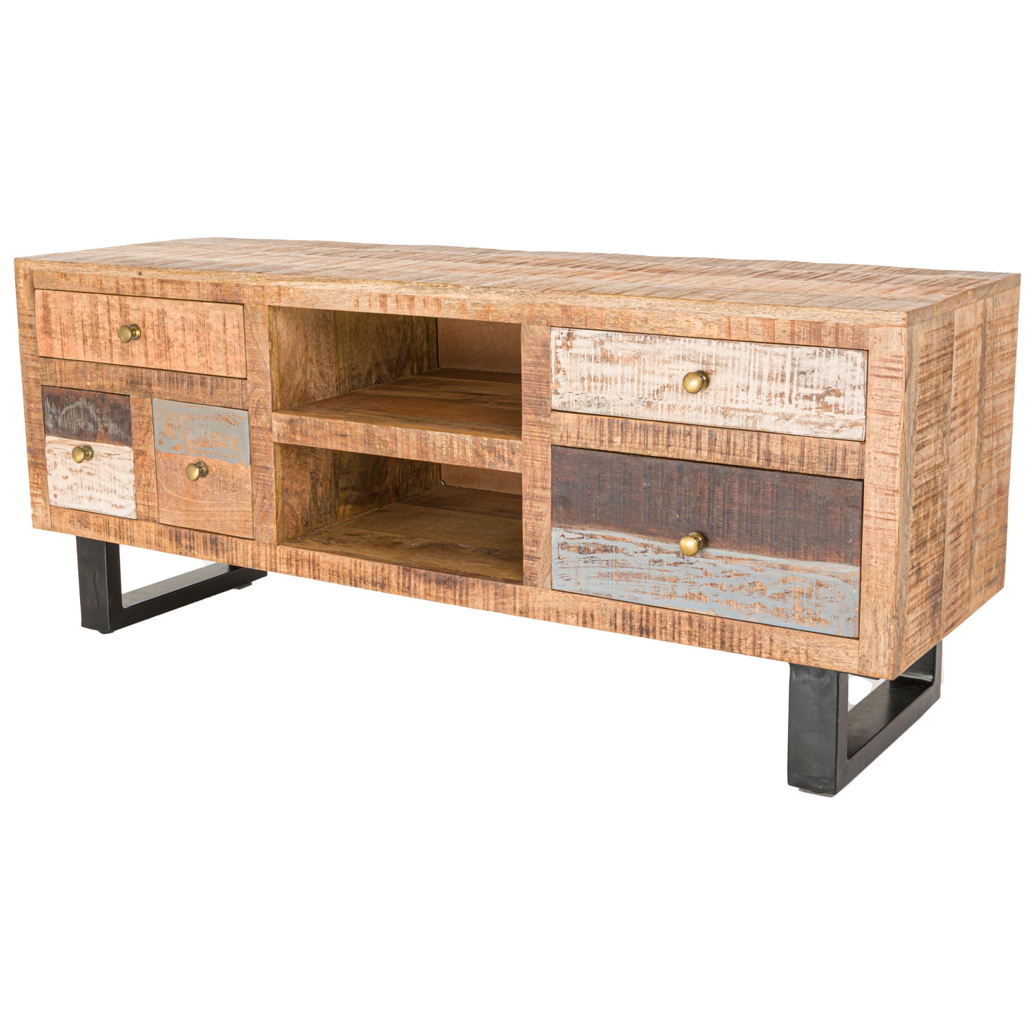 Reclaimed Industrial Media Unit - HomenestUK