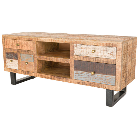 Reclaimed Industrial Media Unit - HomenestUK