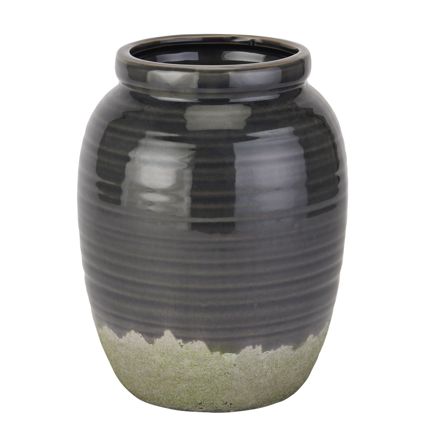 Seville Collection Navy Bulbous Vase