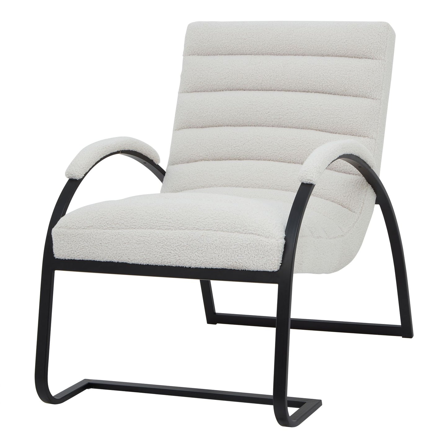 Boucl√© Ribbed Ark Chair